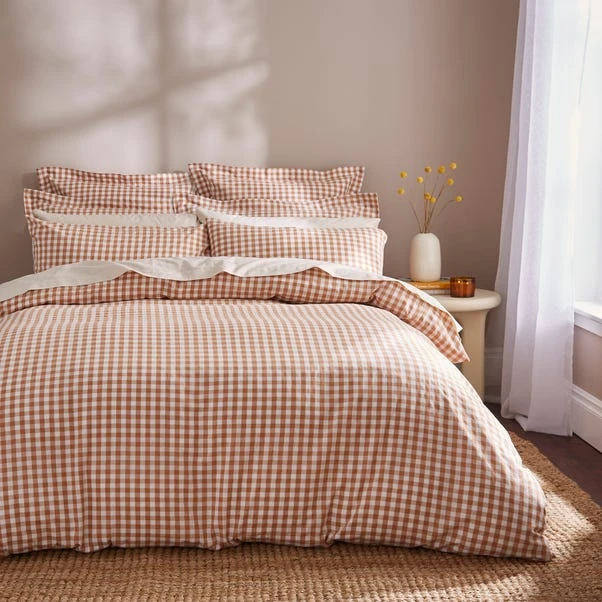 Portloe Woven Gingham Duvet Cover & Pillowcase Set 9 Portloe Woven Gingham Duvet Cover & Pillowcase Set - Image 7