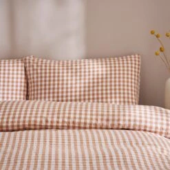 Portloe Woven Gingham Duvet Cover & Pillowcase Set 31 Portloe Woven Gingham Duvet Cover & Pillowcase Set -Habitat Store 30915782 alt03