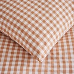 Portloe Woven Gingham Duvet Cover & Pillowcase Set 32 Portloe Woven Gingham Duvet Cover & Pillowcase Set -Habitat Store 30915782 alt04