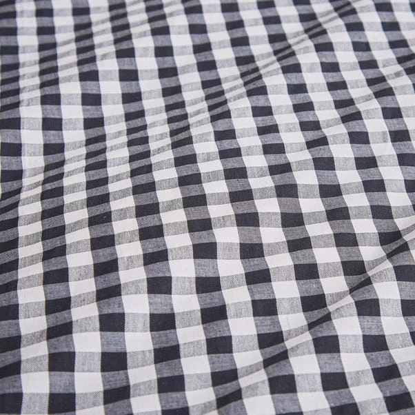 Portloe Woven Gingham Duvet Cover & Pillowcase Set 8 Portloe Woven Gingham Duvet Cover & Pillowcase Set - Image 6