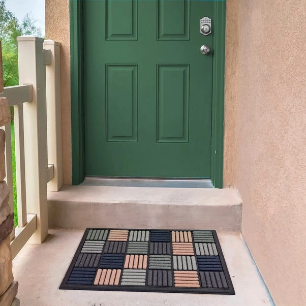 Scrape N Sorb Squares Outdoor Doormat 3 Scrape N Sorb Squares Outdoor Doormat