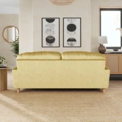 Martha Vintage Velvet 3 Seater Sofa -Habitat Store 30917769 alt02