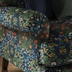 Jolene William Morris Blackthorn Print Velvet 2 Seater Sofa -Habitat Store 30917906 alt03