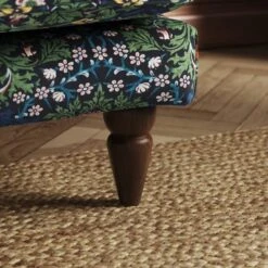 Jolene William Morris Blackthorn Print Velvet 3 Seater Sofa -Habitat Store 30917907 alt04