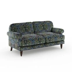 Jolene William Morris Blackthorn Print Velvet 3 Seater Sofa -Habitat Store 30917907 alt05