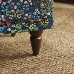 Jolene William Morris Blackthorn Print Velvet Footstool -Habitat Store 30917914 alt04