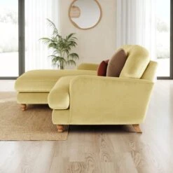 Martha Vintage Velvet Corner Chaise -Habitat Store 30917932 alt01