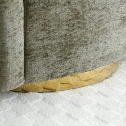 Theo Distressed Chenille Swivel Armchair -Habitat Store 30918814 alt03