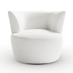 Robyn Chunky Soft Chenille Swivel Chair -Habitat Store 30918821 alt06
