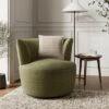 Robyn Chunky Soft Chenille Swivel Chair -Habitat Store 30918822