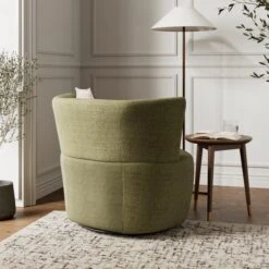 Robyn Chunky Soft Chenille Swivel Chair -Habitat Store 30918822 alt01