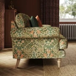 Jolene William Morris Woodland Weeds Print Velvet 2 Seater Sofa -Habitat Store 30919070 alt01