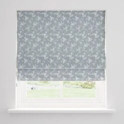 Floral Herringbone Thermal Roman Blind -Habitat Store 30919416 alt02