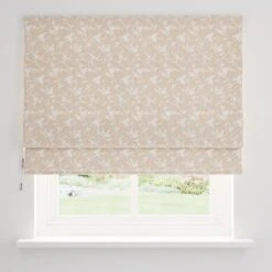 Floral Herringbone Thermal Roman Blind -Habitat Store 30919418 alt03