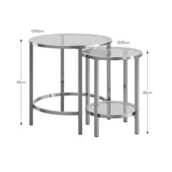 Sofia Glass Nest Of Tables -Habitat Store 30919669 alt09