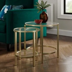Sofia Glass Nest Of Tables -Habitat Store 30919670