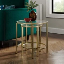 Sofia Glass Nest Of Tables -Habitat Store 30919670 alt01
