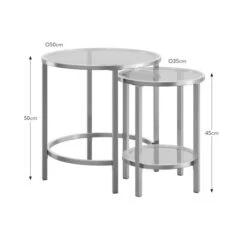 Sofia Glass Nest Of Tables -Habitat Store 30919670 alt09