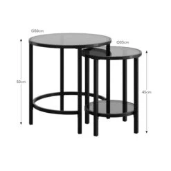 Sofia Glass Nest Of Tables -Habitat Store 30919681 alt09