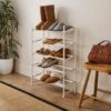 5 Tier Extendable Metal Shoe Rack 1 5 Tier Extendable Metal Shoe Rack -Habitat Store 30920801