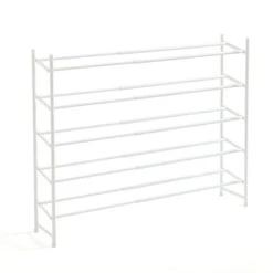 5 Tier Extendable Metal Shoe Rack 12 5 Tier Extendable Metal Shoe Rack -Habitat Store 30920801 alt02