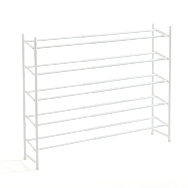 5 Tier Extendable Metal Shoe Rack 5 5 Tier Extendable Metal Shoe Rack - Image 3
