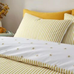 Printed Bee Duvet Cover & Pillowcase Set -Habitat Store 30920919 alt03