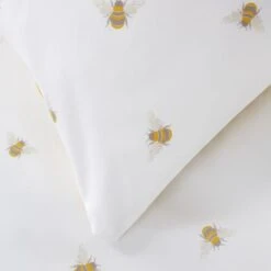 Printed Bee Duvet Cover & Pillowcase Set -Habitat Store 30921015 alt04