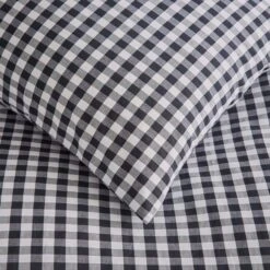 Portloe Gingham Woven Cotton Fitted Sheet 35 Portloe Gingham Woven Cotton Fitted Sheet -Habitat Store 30921096 alt04