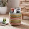 Rainbow Round Storage Basket 2 Rainbow Round Storage Basket -Habitat Store 30921134