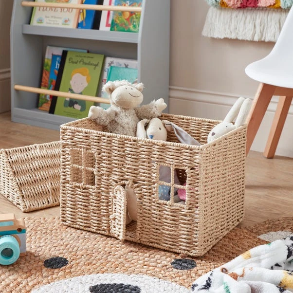 Kids Cottage Natural Woven Storage Basket 4 Kids Cottage Natural Woven Storage Basket - Image 2