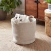 Jupiter Large Woven Fabric Basket With Handles -Habitat Store 30921802