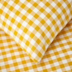 Portloe Gingham Woven Cotton Standard Pillowcase Pair -Habitat Store 30921976 alt04