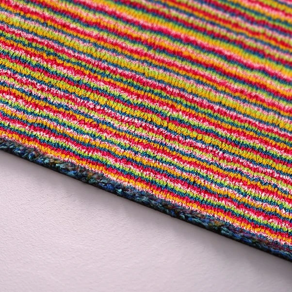 Marvel Striped Washable Cotton Doormat 6 Marvel Striped Washable Cotton Doormat - Image 4