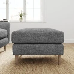 Sven Tonal Weave Footstool -Habitat Store 30922624 alt01