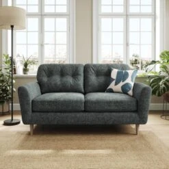 Sven Chunky Chenille 2 Seater Sofa -Habitat Store 30922694