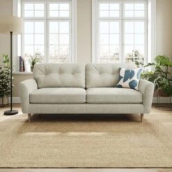 Sven Chunky Chenille 4 Seater Sofa -Habitat Store 30922704