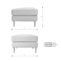 Sven Chunky Tonal Weave Footstool -Habitat Store 30922732 alt09