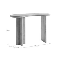 Ludo Kidney Shaped Console Table -Habitat Store 30924733 alt09