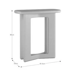 Rue Console Table, Concrete -Habitat Store 30924734 alt09