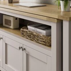 Olney Swivel Desk, Stone -Habitat Store 30924869 alt03