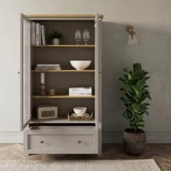 Olney Display Cabinet, Stone -Habitat Store 30924870 alt01