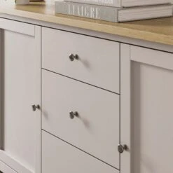 Olney Extra Wide Sideboard, Stone -Habitat Store 30924981 alt03