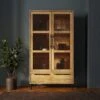 Bryant Display Cabinet, Mango Wood Effect -Habitat Store 30925262