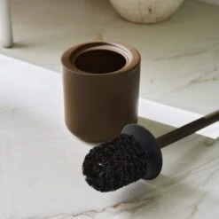 Chocolate Ceramic Toilet Brush -Habitat Store 30925267 alt01