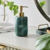 Nouveau Green Marble Resin Soap Dispenser -Habitat Store 30925268