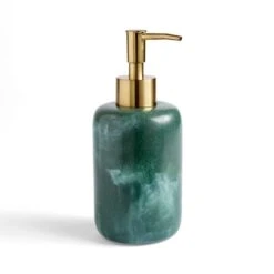 Nouveau Green Marble Resin Soap Dispenser -Habitat Store 30925268 alt01