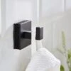 Sparkle Black Square Towel Hook -Habitat Store 30925269