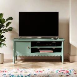 Remi Scalloped Small TV Unit For TVs Up To 46"