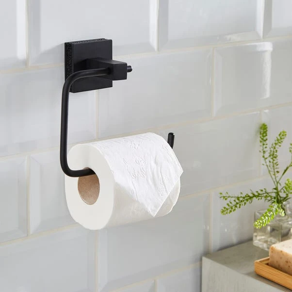 Sparkle Black Square Toilet Roll Holder 3 Sparkle Black Square Toilet Roll Holder